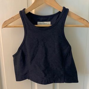 Outdoor Voices navy crop top - size L